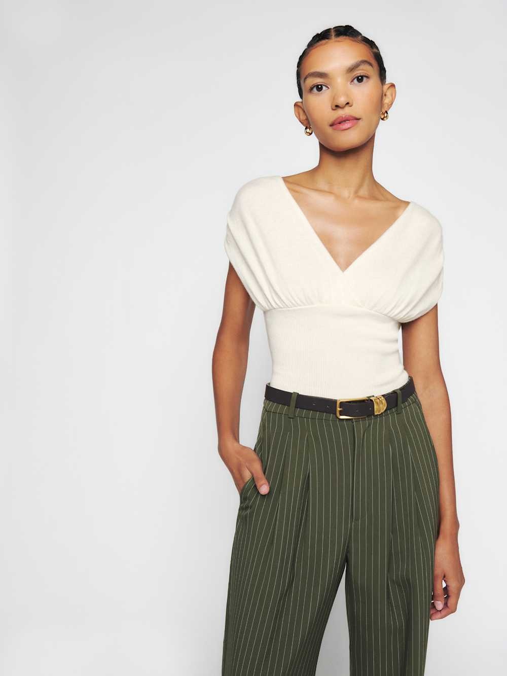 Reformation Romi Cashmere Top, S - Picture 2 of 11